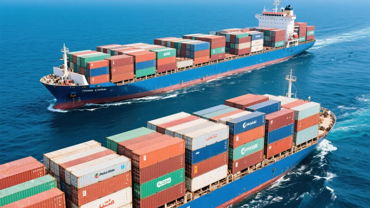 Seefracht von China in die VAE