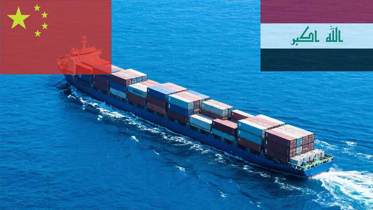Seefracht von China in den Irak