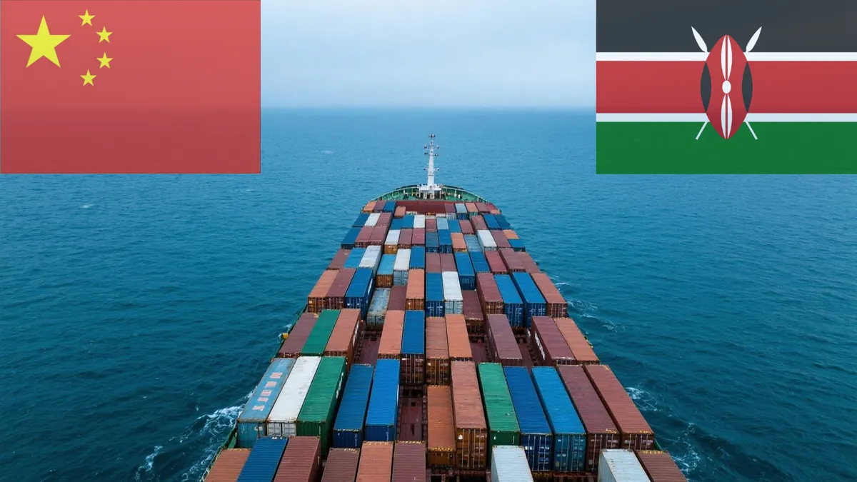 Seefracht von China nach Kenia