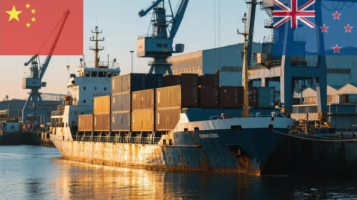 Seefracht von China in die Niederlande