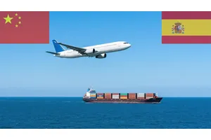 Tür-zu-Tür-Versand von China nach Spanien