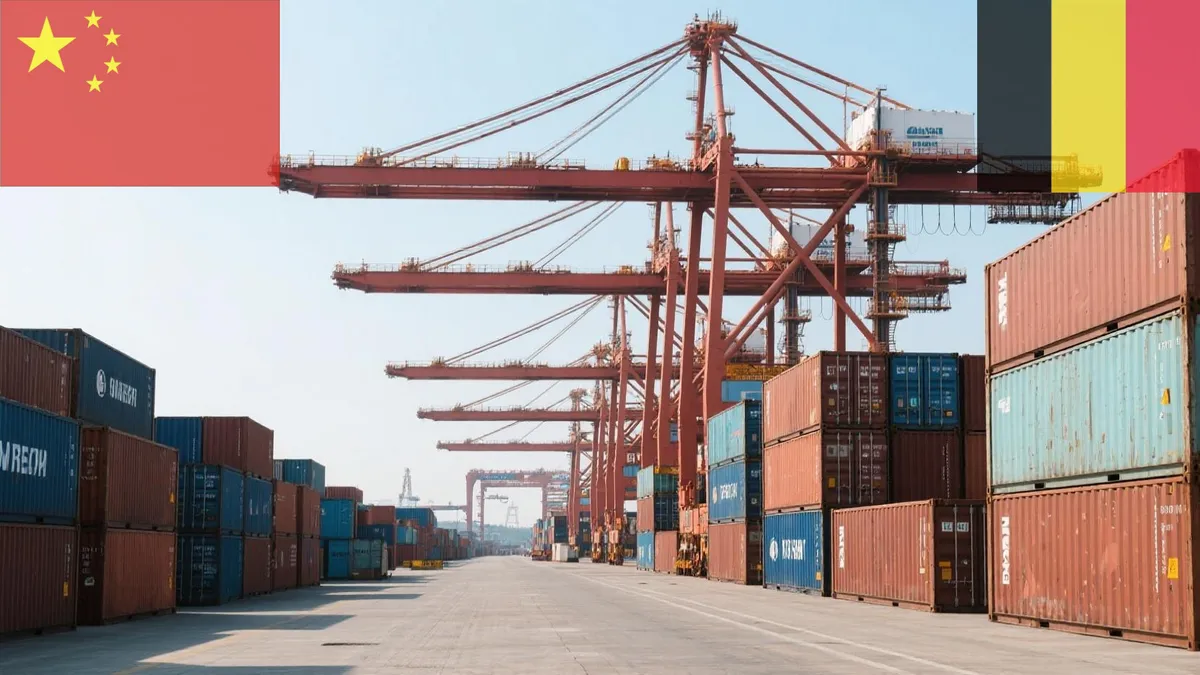 Tür-zu-Tür Versand von China nach Belgien