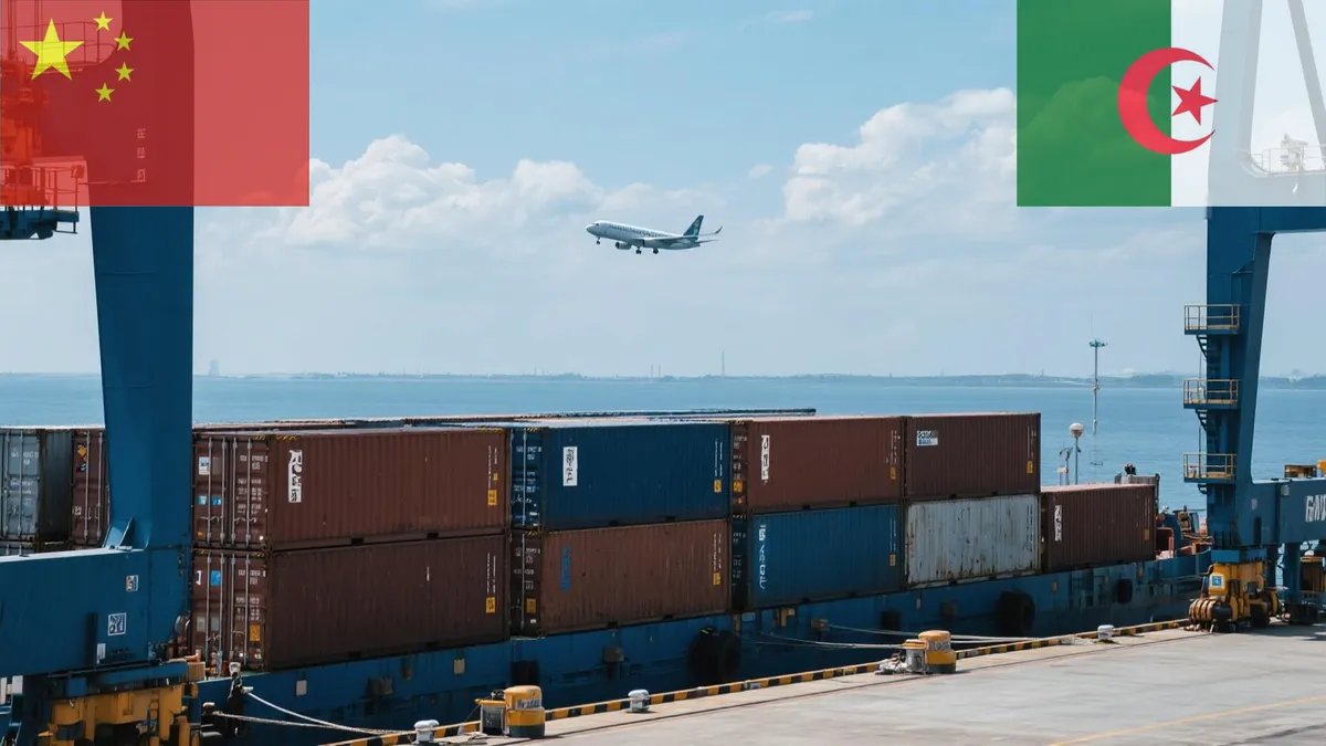 Tür-zu-Tür-Versand von China nach Algerien