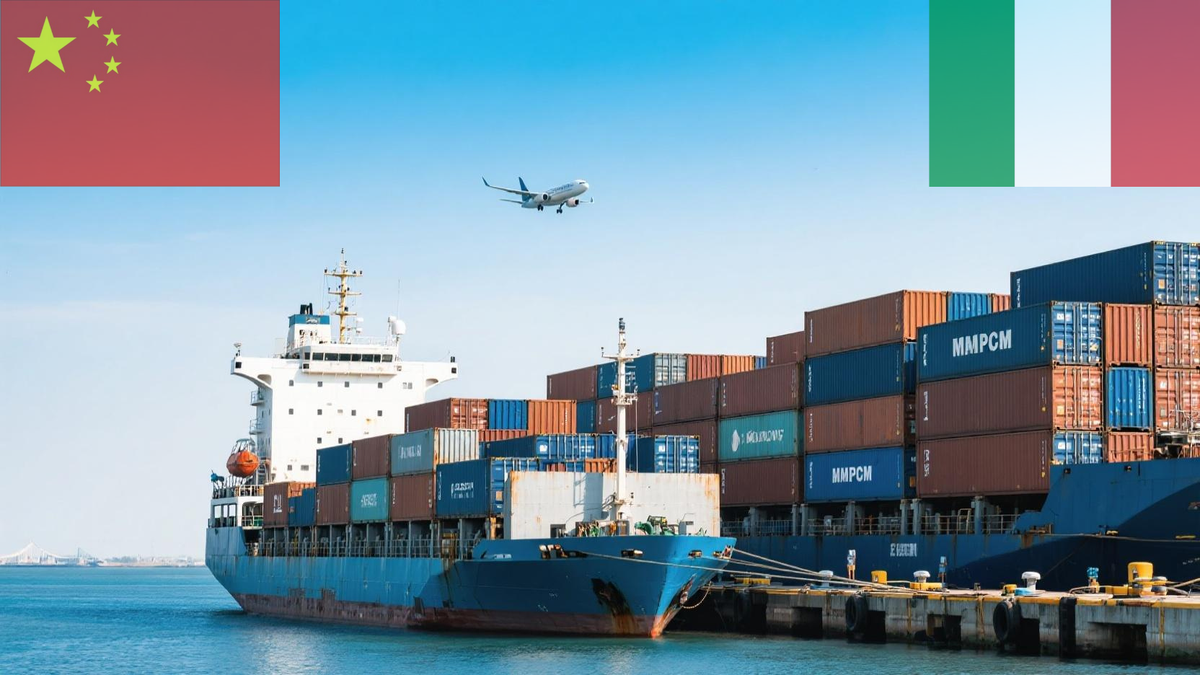 Tür-zu-Tür-Versand von China nach Italien