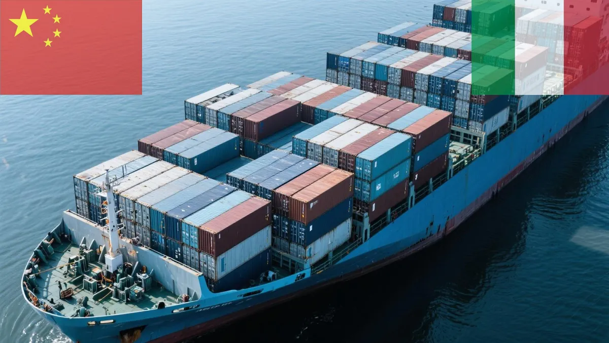 Seetransport von China nach Italien