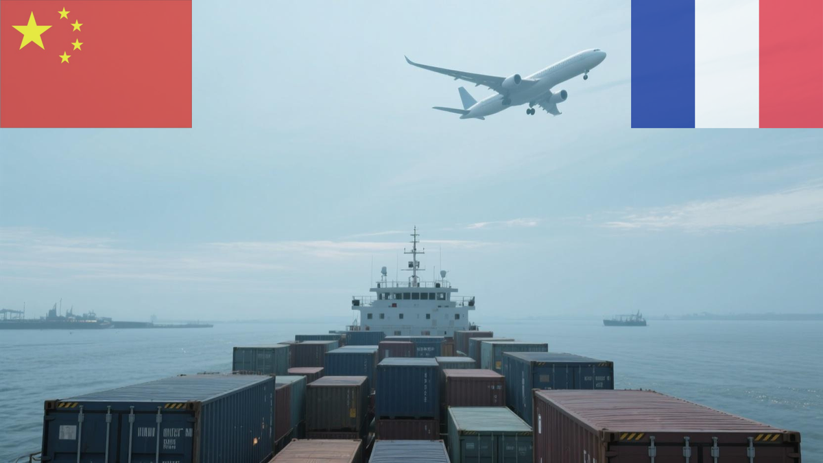 Tür-zu-Tür-Versand von China nach Frankreich