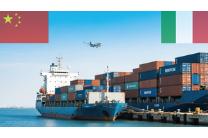 Tür-zu-Tür-Versand von China nach Italien