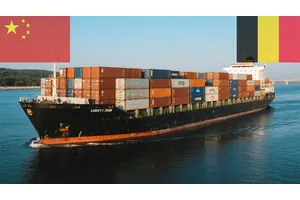 Seefracht von China nach Belgien