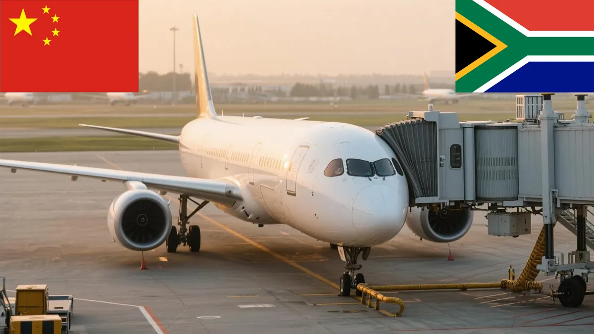 Luftfracht von China nach Südafrika