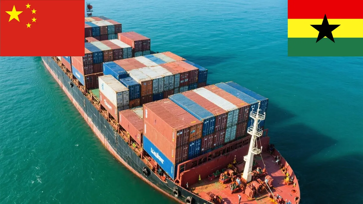 Seefracht von China nach Ghana