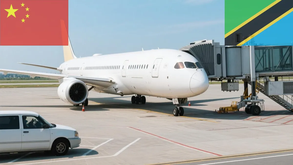 Luftfracht von China nach Tansania