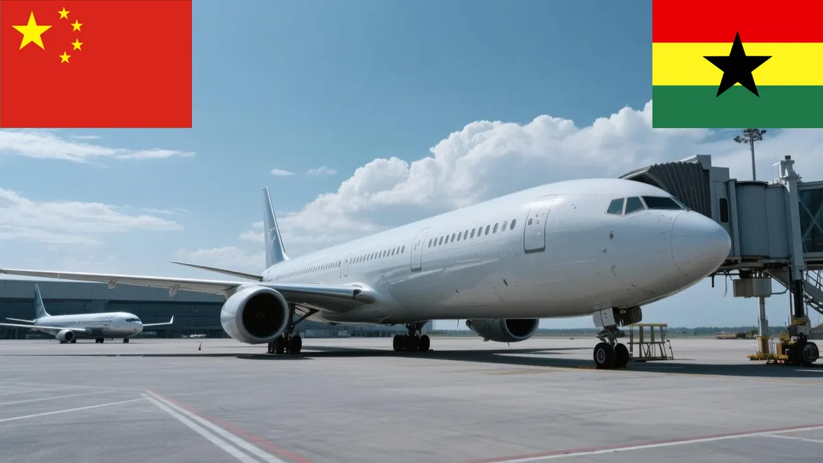 Luftfracht von China nach Ghana
