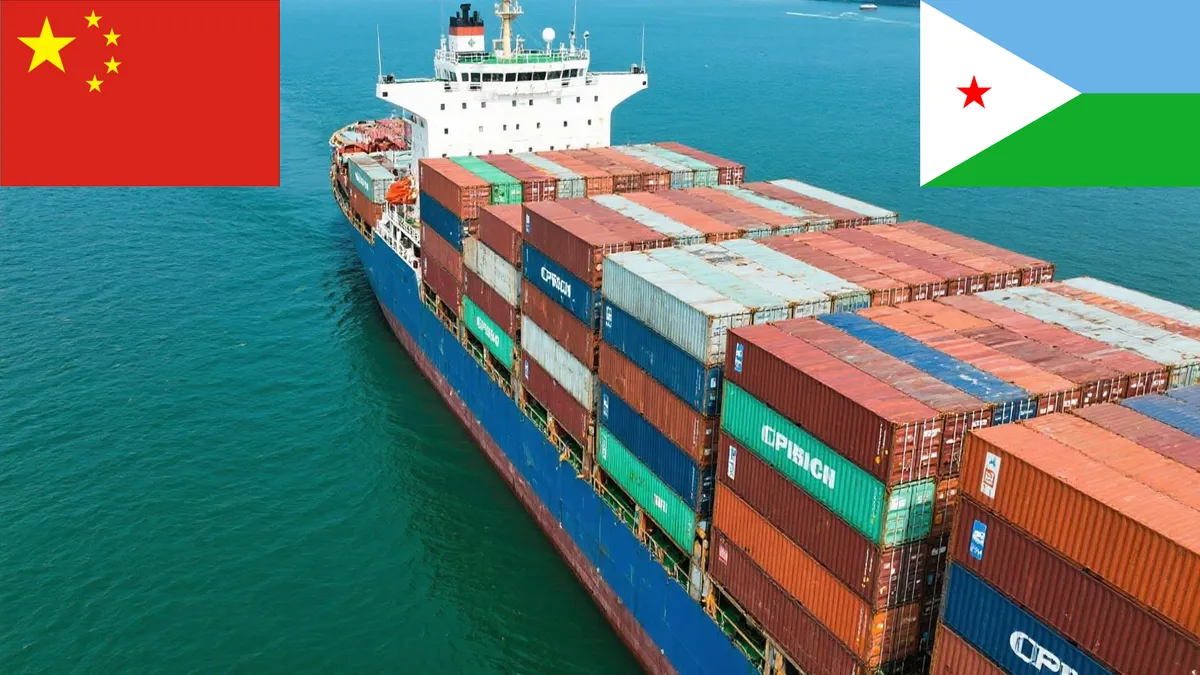 Seefracht von China nach Dschibuti