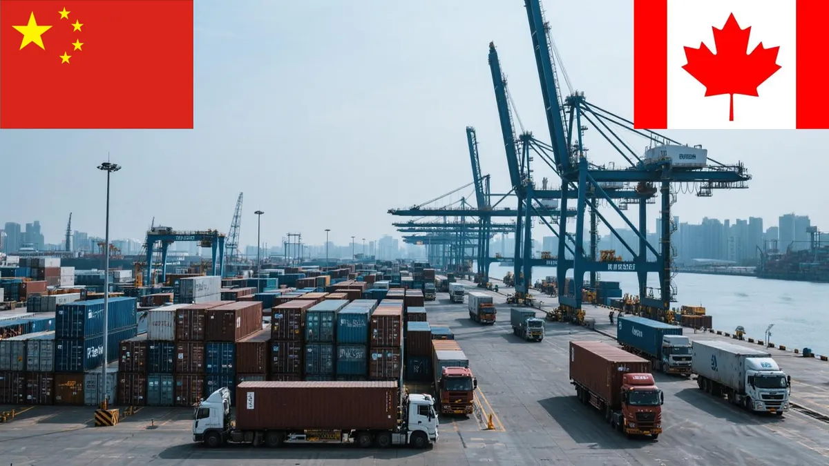 Tür-zu-Tür-Versand von China nach Kanada