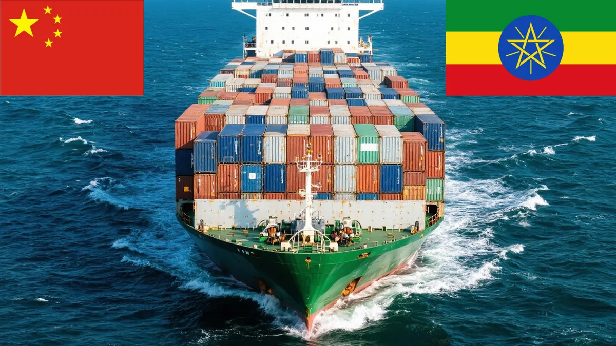 Tür-zu-Tür-Versand von China nach Äthiopien