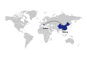 Versand von China nach Italien