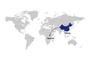 Versand von China nach Uganda