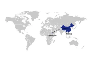 Versand von China nach Dschibuti
