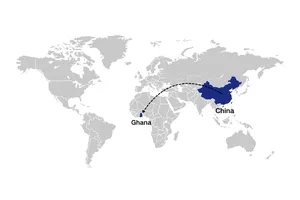 Versand von China nach Ghana