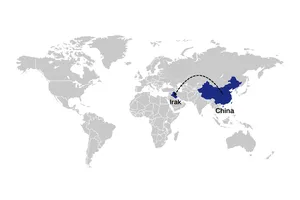 Versand von China in den Irak