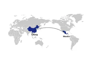 Versand von China nach Mexiko