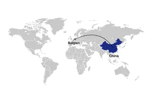 Versand von China nach Belgien