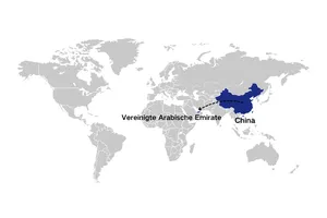 Versand von China in die VAE